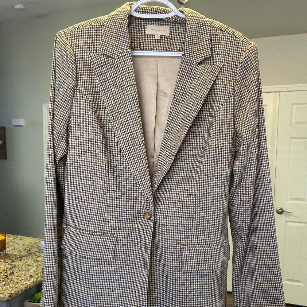 Plaid Women’s Blazer